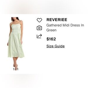 Green Ruched Spaghetti Strap Sundress